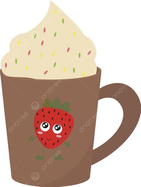 Hot Chocolateillustrationvector On White Background Brown Restaurant Mug Vector Brown