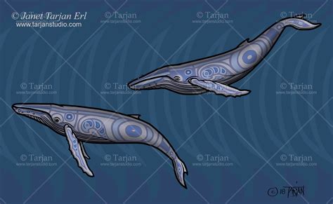 Humpback Whale Totem Tarjan Studio