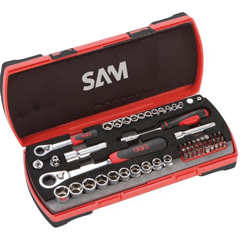 Cliquets Et Douilles Traversantes En Coffret Sam Cp N