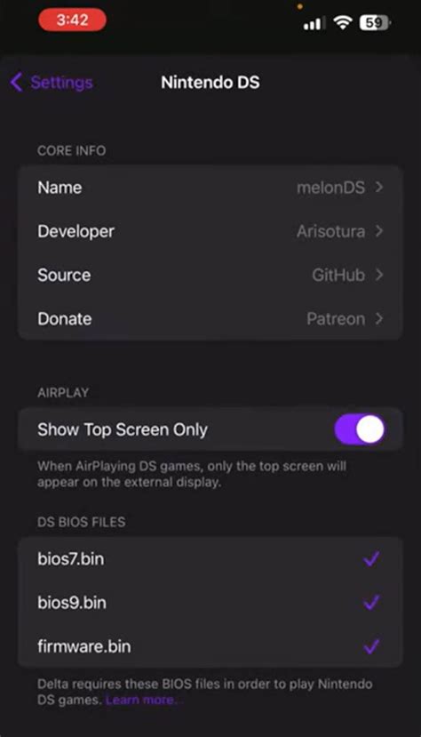 how to play ds games on delta