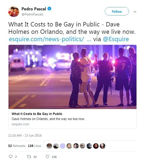 Pedro Pascal Married Wife Gay Girlfriend Dating