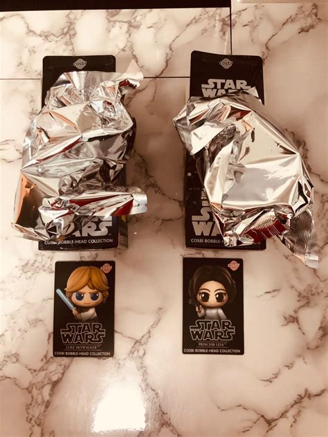 Cosbi Star Wars Hot Toys Princess Leia And Luke Skywalker Hobbies Toys Toys Games On Carousell