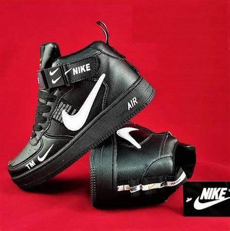 Купить Кроссовки Nike Air Force Черные Высокие Найк Форсы 36,40 размеры ...