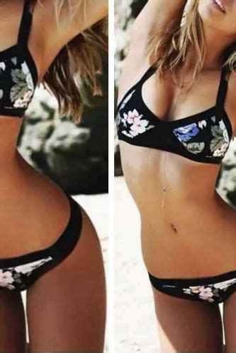 Sexy Blue Scale Polyline Net Cross Two Piece Bikini On Luulla