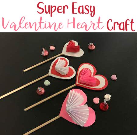 Super Easy Valentine Heart Craft - Grandma Ideas