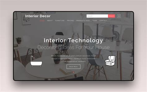 Home Modeling An Interior Category Bootstrap Responsive Web Template