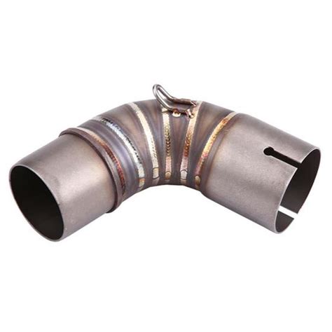 Akozon Tuyau D Chappement Exhaust Pipe Motorcycle Exhaust Middle Pipe