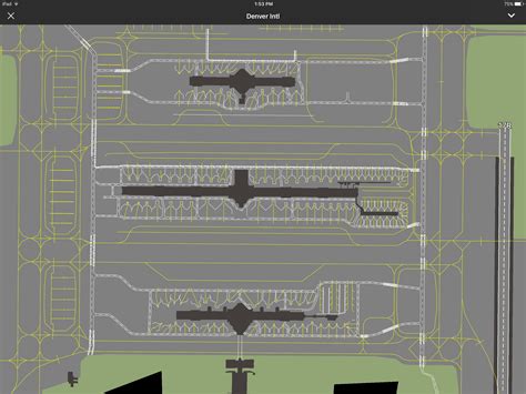 Denver International Airport Printable Map