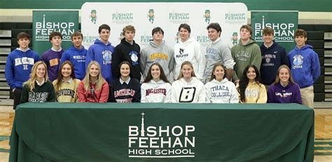 BISHOP FEEHAN HIGH SCHOOL LETTERS OF INTENT