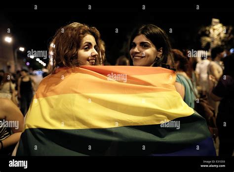Gay Activists Take Part In A Parade In Thessaloniki Saturday June Thousands Gay
