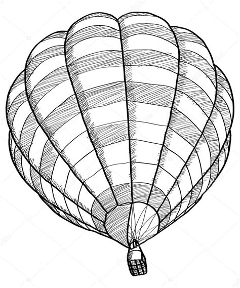 Doodle Of Hot Air Balloon Vector Sketch Up Line Eps Stock Vector