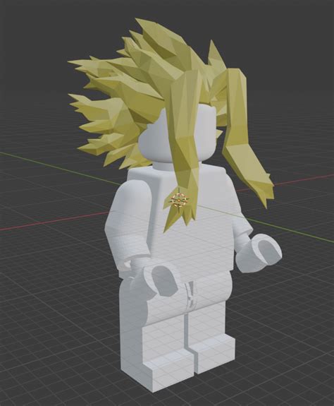 3d File Allmight Hair Hero And True Form Block Compatible 💇・3d Printable Design To Download・cults