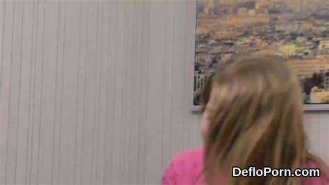 Fervid Sweetie Gapes Soft Pussy And Gets Deflowered