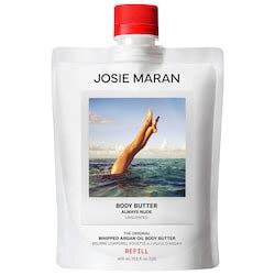 Always Nude Unscented Whipped Argan Oil Refillable Firming Body Butter Jar Josie Maran Sepho