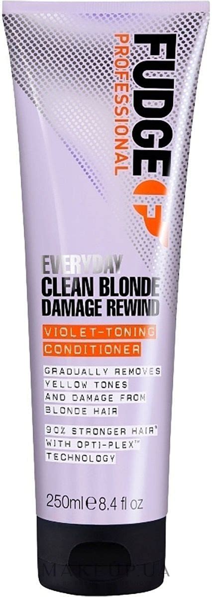Fudge Everyday Clean Blonde Damage Rewind Violet-Toning Conditioner ...