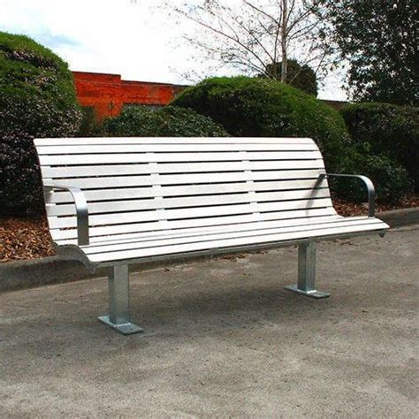 Stainless Steel Outdoor Bench, With Backrest at Rs 22000 in New Delhi ...