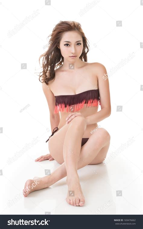Sexy Bikini Woman Asian Lying Down库存照片169476662 Shutterstock