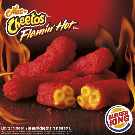 Burger King Flamin Hot Mac N Cheetos Popsugar Food