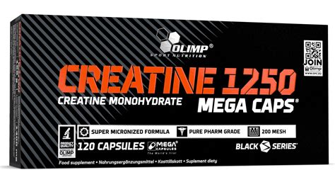 OLIMP Creatine 1250 Mega Caps 120 kapsułek Monohydrat kreatyny