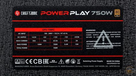 Обзор блока питания CHIEFTRONIC PowerPlay 750W: хорошие гены GECID.com ...