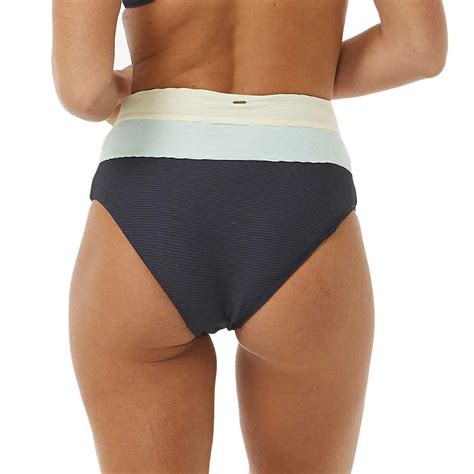Rip Curl Block Party Splice Full Bikini Bottom Grey Dressinn