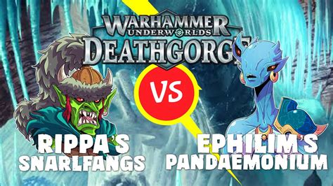 Warhammer Unerworlds Battle Report Rippa S Snarlfangs Vs Ephilim S