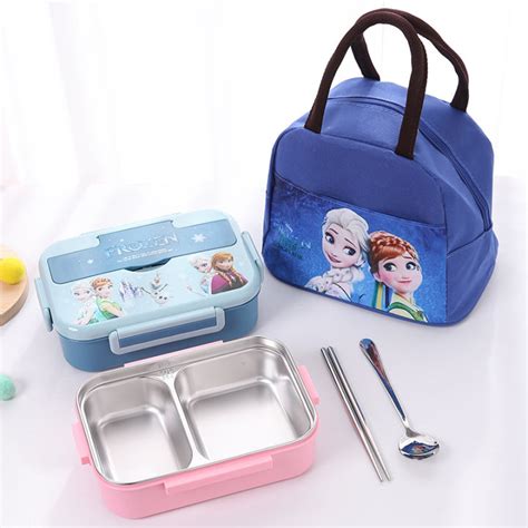 304 Stainless Steel Kid Separate Lunch Box Cartoon Lovely Bowl Student