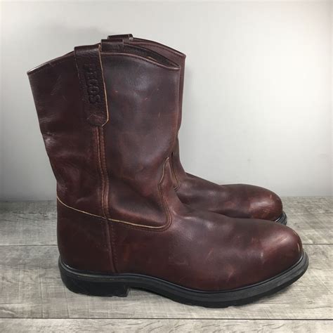 Red Wing Pecos Supersole Men Leather Safety Toe Gem