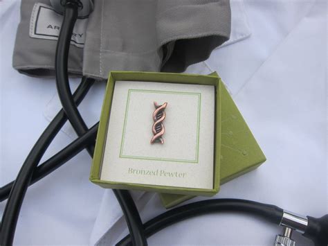 Dna Copper Lapel Pin Lapelpinplanet