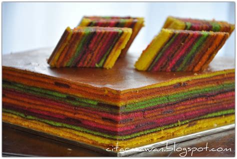kek lapis betawi pelangi kek lapis rempah blog kakwan