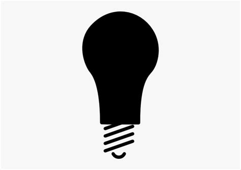 Black Light Bulb Png Transparent Background Light Bulb Clip Art Png