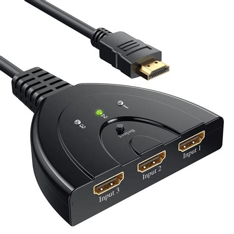 Amazon.com: HDMI Switch 4K, VILCOME 3 Port HDMI Switcher 3x1 HDMI ...