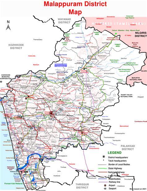 ملفmap Of Malappuram District April 2021svg المعرفة