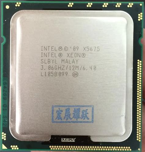 Processeur Intel Xeon X5675 Cache 12m 3 06 Ghz Intel Qpi 6 40 Gt S