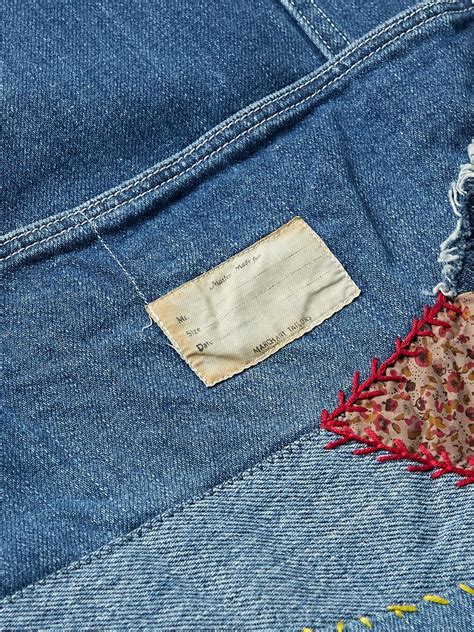 Kapital Appliquéd Embellished Denim Jacket Blue Kapital
