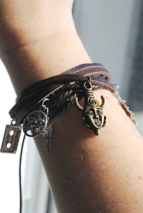Dean Winchester Bracelet Supernatural Inspired Supernatural Charm