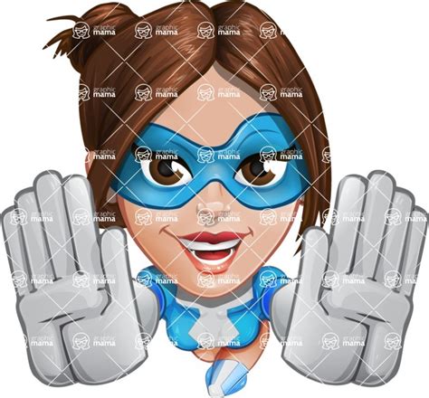 Super Woman Cartoon Vector Hero Character Fly 3 Graphicmama