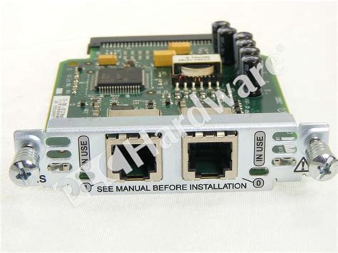 PLC Hardware - Cisco VIC2-2FXS=, Used in a PLCH Packaging