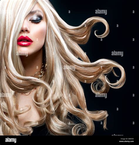 Blond Hair Beautiful Sexy Blonde Girl Stock Photo Alamy