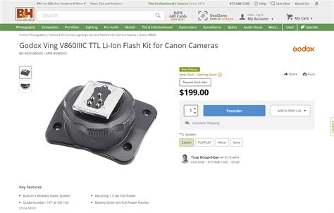 The $199 Godox V860III pops up at online retailers before official ...