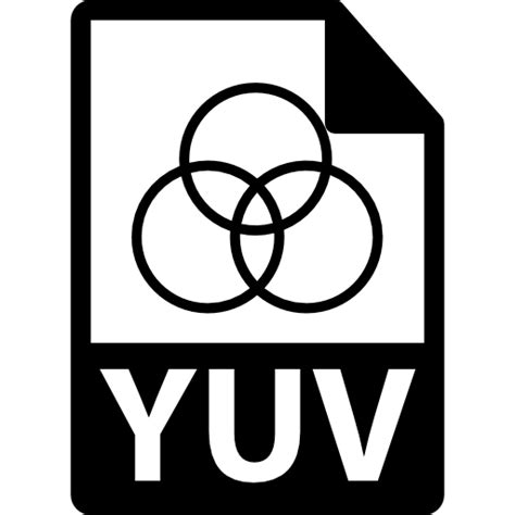 yuv file yuv extension yuv format yuv file format yuv interface icon