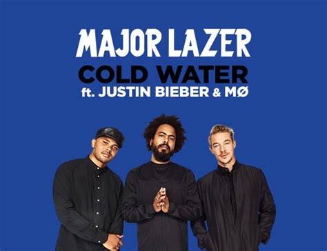 Cold water le nouveau single de Major Lazer feat Justin Bieber MØ