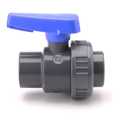 Effast Pvcu Manual Ball Valves Economy Single Union Ball Valves Plain