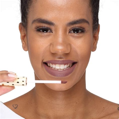 Batom L Quido Latika Lip Matte Nude N Beleza Na Web