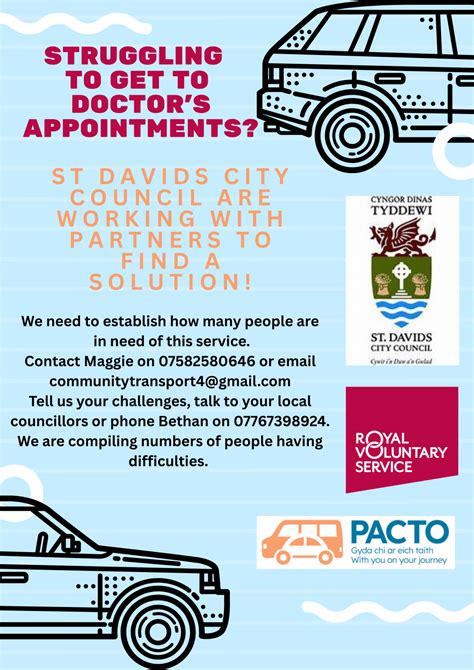 Are you struggling to get to your Doctor's appointments? - St Davids