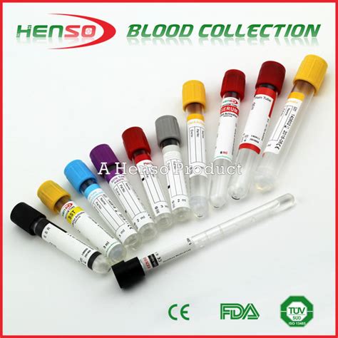 Vacuum Blood Collection Tubeshs001 Henso Medical Hangzhou Coltd