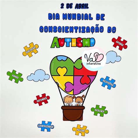 Painel Dia Do Autismo Val Interativa