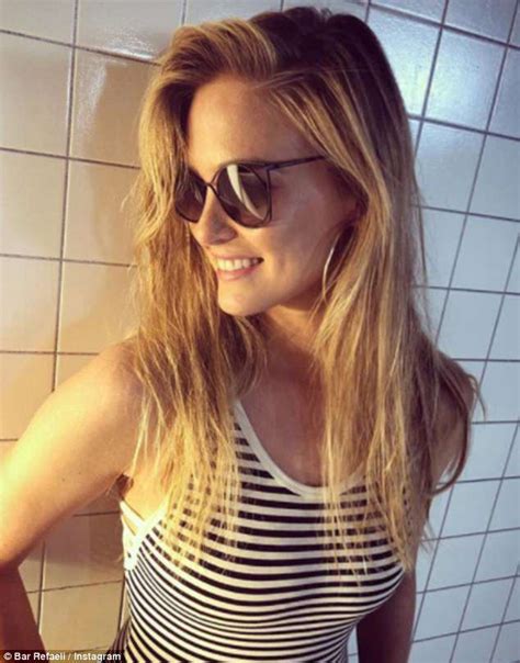 Bar Refaeli Shows Off Her Model Physique In A Skimpy Floral Bikini During Sun Kissed Getaway