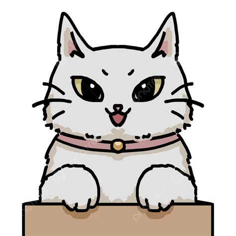 anime white cat