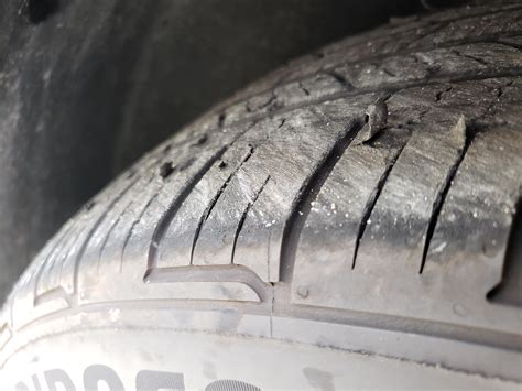 Both Front Tires 13k Miles Have Pieces Of Tread Peeling Off
